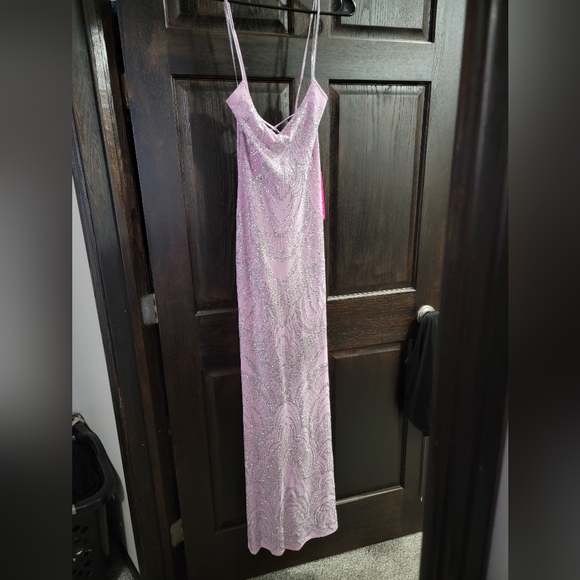 Lavender Prom Dress - Picture 3 of 4